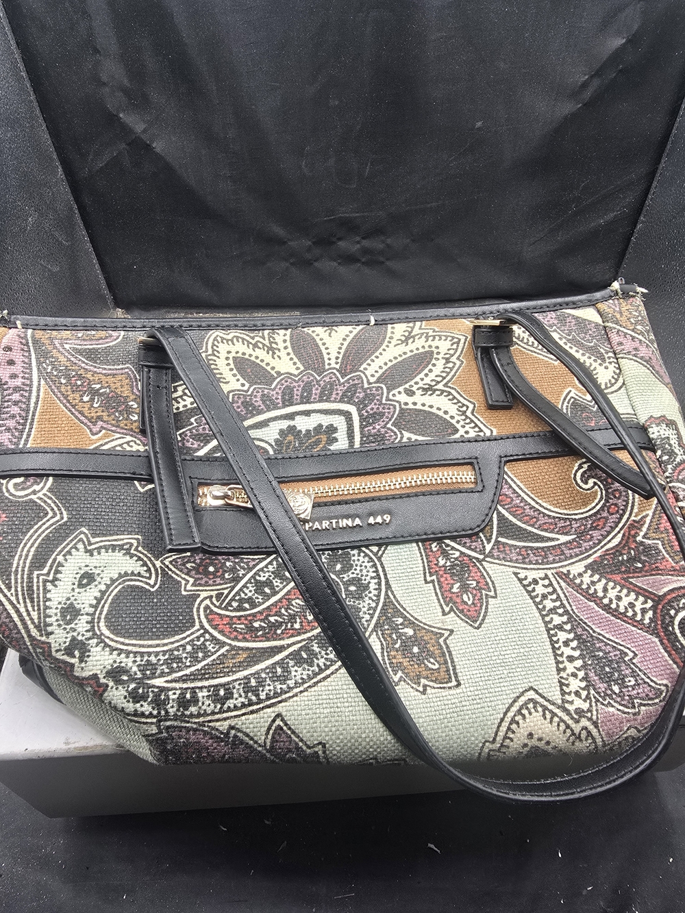 Spartina 449 Paisley Canvas Tote Bag in Multicolor